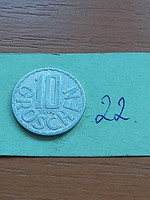 Austria 10 groschen 1962 alu. 22