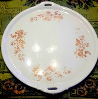 Charming antique porcelain tray cake plate with handles - 41 cm - art&decoration