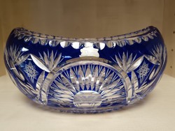 Bleikristall kék kristály asztalközép