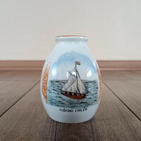 Antik Zsolnay váza Balaton Siófoki emlék