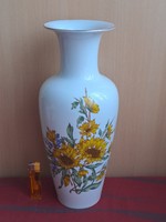 Rare! Large Zsolnay sunflower pattern vase 34 cm.!
