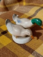 Pair of ducks aquincum porcelain