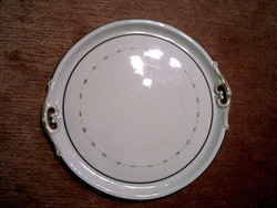 Art deco PORCELÁN  TÁLCA  füles TORTATÁL - 39 cm -  Art&Decoration
