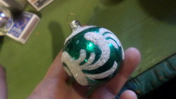 Retro, glass Christmas tree decoration, in good but somewhat patina condition.