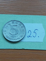 Austria 5 groschen 1987 zinc, 25