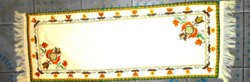 Embroidered tablecloth, runner 78 cm x 28 cm - professionally made needlework
