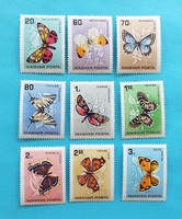 (B) 1966. Butterfly ii. Row** - (cat.: 500.-) - Description!!!