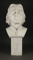 1P752 Régi nagyméretű Liszt Ferenc gipsz mellszobor 54 cm