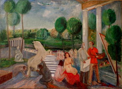 Magyar festő 20-ik század első fele: GARANTÁLTAN EREDETI Számlával