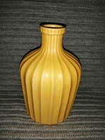 Yellow ceramic vase (a12)
