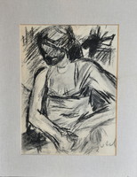 Czóbel Bélának tulajdonítva (1883-1976): Ülő női alak