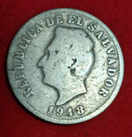 1948. El Salvador 5 Centavos  (1635)