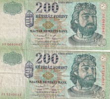 200 forintos 1 pár (1998)