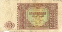 10 Zloty zlotych 1946 poland 2.