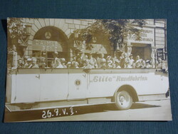 Képeslap,Postcard,Germany,"Elit" Rundfahrten Berlin-Potsdam,autós,buszos túra , 1935
