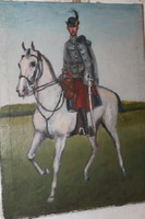 Antique hussar painting 512
