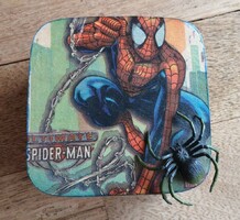 Spider-man wooden box 12x12 cm