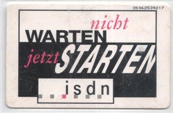 Foreign telephone card 0395 (German)