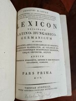 Martin Joseph: lexicon trilingue latino-hungarico-germanicum. I-ii. Volume 1818 edition