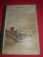 Daniel defoe : the life and adventures of robinson crusoe book novel according to pictures franklin