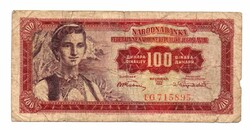 100 Dinars 1955 Yugoslavia