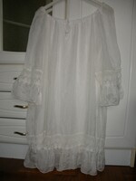 Silk dress, white 100% silk