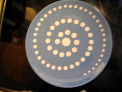 Ikea plate with spiral dots, Portugal