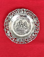 Antique silver decorative bowl