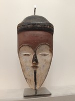 Antik afrikai Vuvi népcsoport fa maszk Gabon 921 D805 7765