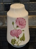 Alföldi porcelán petúniás sószóró rózsaszín virágos dugóval