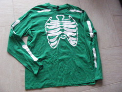 Sol's monarch green skeleton new, top, t-shirt, top size l, men, women, unisex, children