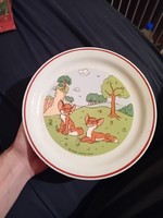 Zsolnay vuk porcelain plate collector's condition