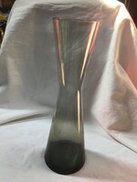 Wagenfeld - design piece similar to diabolo brown glass vase (n18)