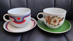 2 bella tea cups, lowland porcelain