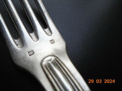 1850 ezüstlemezes francia Metal Blanc alpakka villa J&B 84 mesterjellel