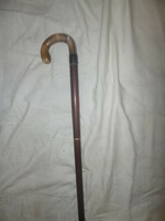Old horned walking stick