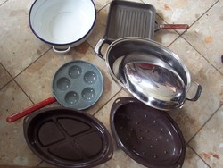 Konyhai edények+konyhai evőeszközök és egyéb konyhai kanalak