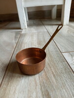 Antique small copper foot (13x7x8.5 cm)