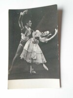 D201847  Balett - Csinády Dóra  és  Ősy János  - Bihari nótája  1956  -  régi képeslap