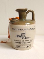 Old Tullamore Dew Irish Whiskey Stoneware Drinking Pitcher Pitcher with Marked Seal
