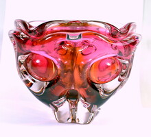 XX. No. The second half is a Czech glassmaker: colored glass table center bowl