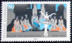 N1702 / Germany 1993 peter i. Tchaikovsky stamp postman