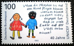 N1682 / Germany 1993 the German Unicef Committee postage stamp