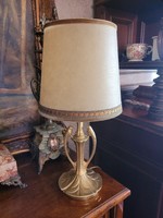 Antique Art Nouveau copper lamp
