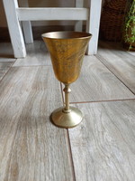 Wonderful old silver-plated goblet (13x6 cm)