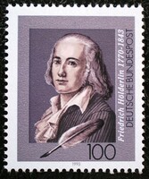 N1681 / Germany 1993 friedrich hölderlin, poet stamp postman