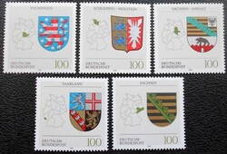 N1712-6 / Germany 1994 German constitutional states stamp series postal clerk