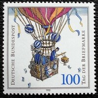 N1638 / Germany 1992 stamp day stamp postal clerk