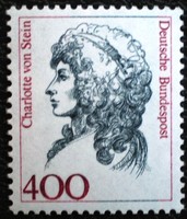 N1582 / Germany 1992 famous women stamp postal clerk