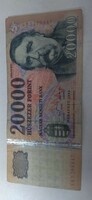 Ritka 20000 forint bankjegy  2007 GC szép Patika állapotban van gyűjtői darabok!